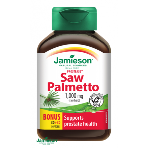 JAMIESON Prostease™ Saw Palmetto 125 mg na prostatu, 60 tbl